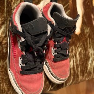 Jordan Kids Sneakers Red and Black